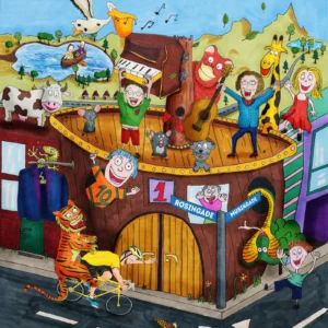 Aflyst grundet manglende tilmelding - Familiekoncert for børn på Lærkegård - Cirkus på Rosingade med Mads Kronborg og Andreas Brunsborg